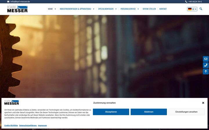 Screenshot of karl-messer.de