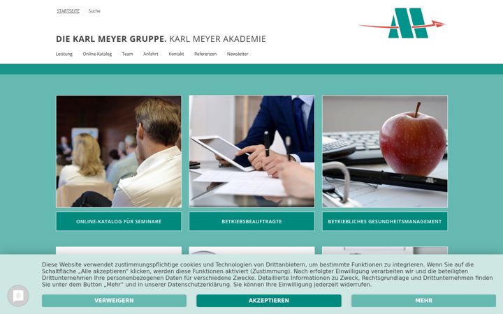 Screenshot of karl-meyer-akademie.de