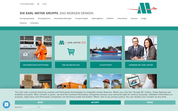 Screenshot of karl-meyer.de
