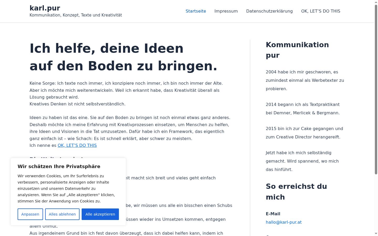 Zrzut ekranu banera zgody wyświetlanego przed jakąkolwiek interakcją