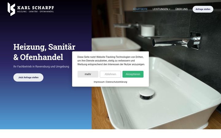 Screenshot of karl-scharpf.com