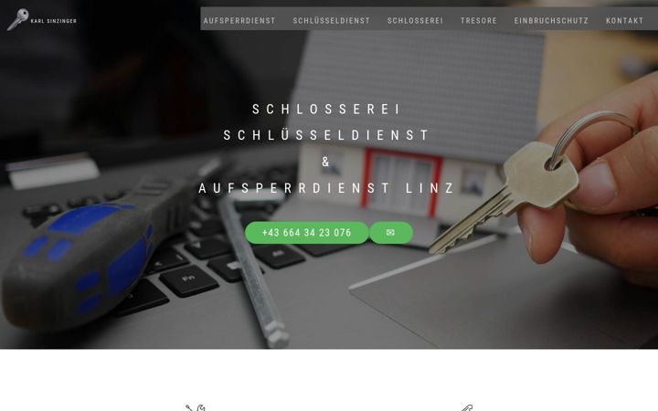 Screenshot of karl-sinzinger.at
