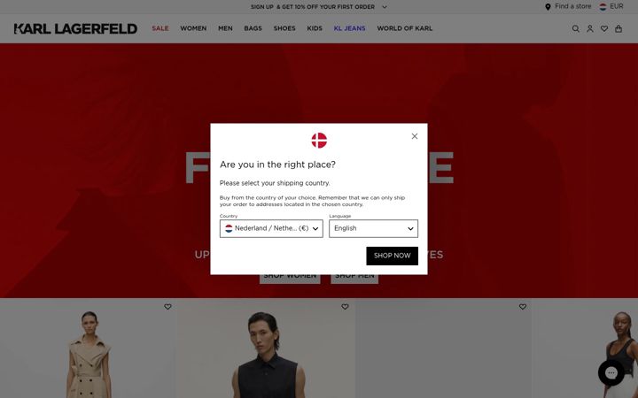 Screenshot of karl.com