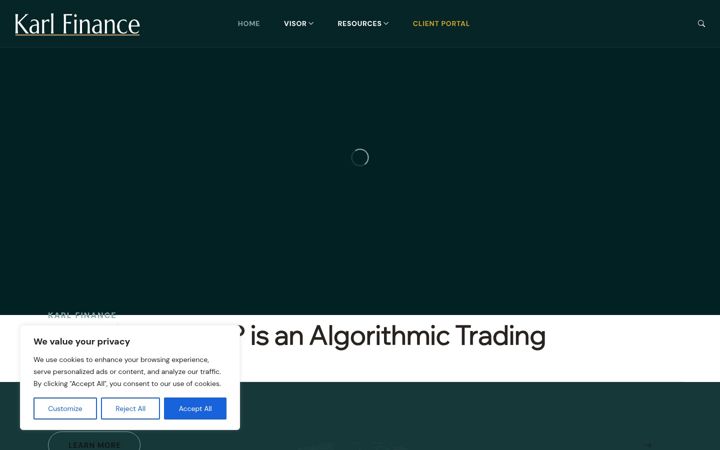 Screenshot of karl.finance
