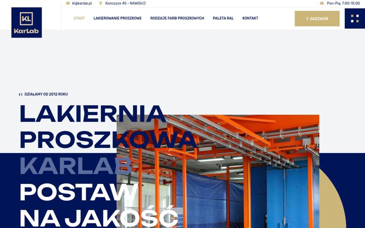 Screenshot of karlab.pl