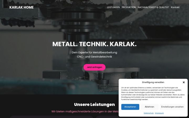 Screenshot of karlak.de