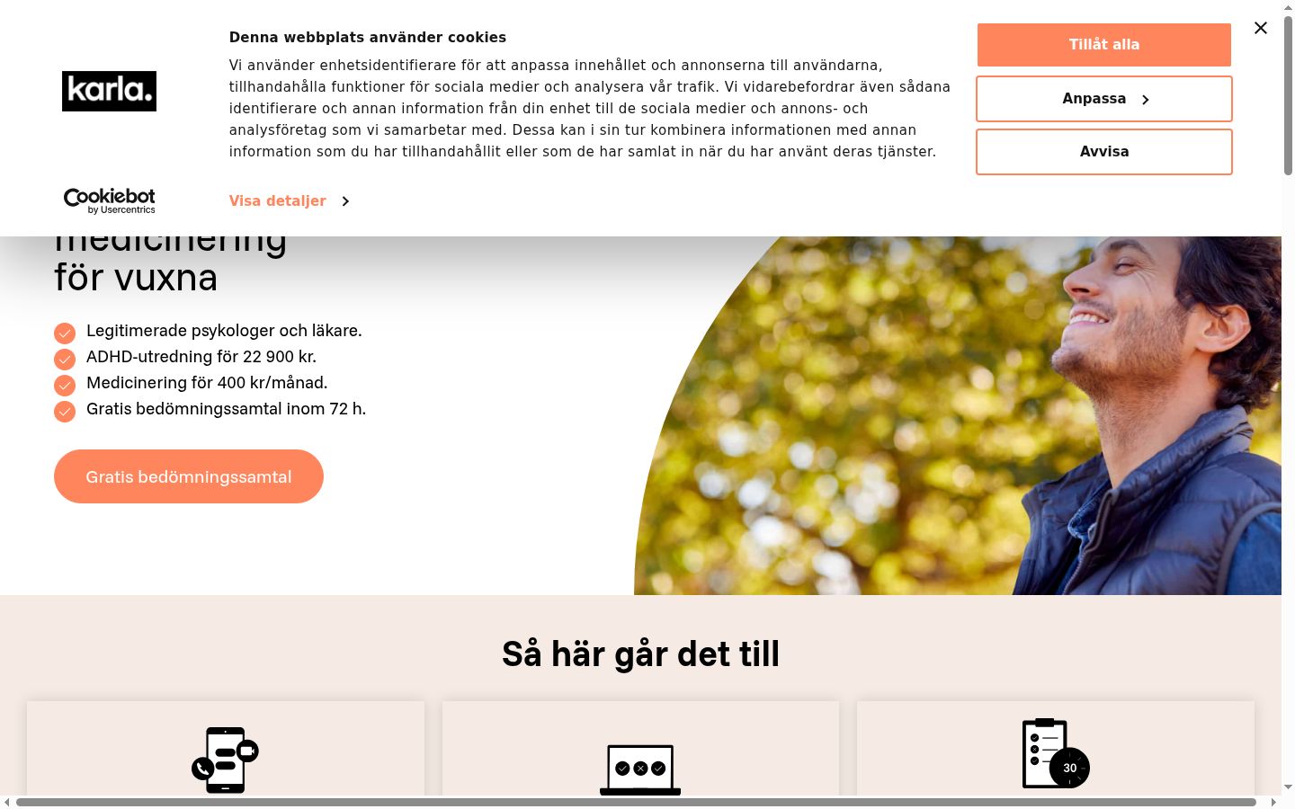 Skjámynd af samþykkisborðanum eins og hann birtist áður en nokkur samskipti fóru fram