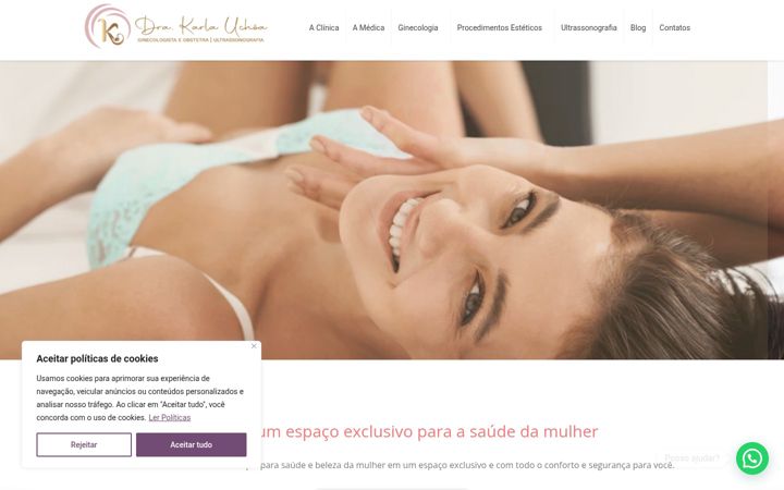 Screenshot of karlauchoa.com.br