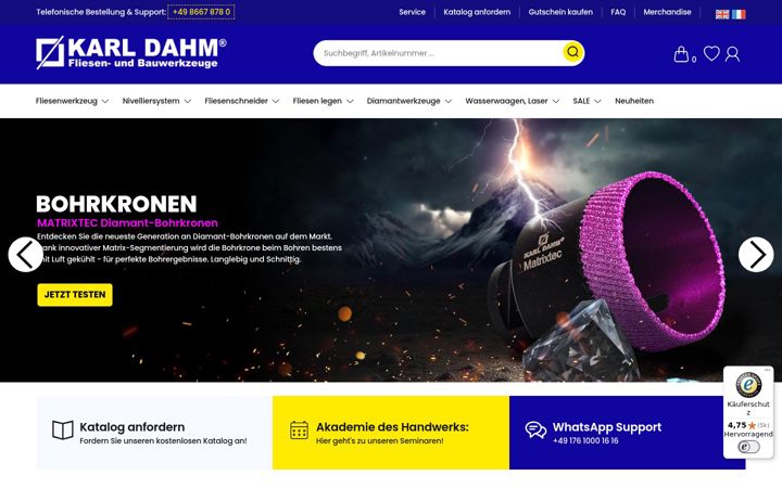 Ekrano kopija karldahm.com
