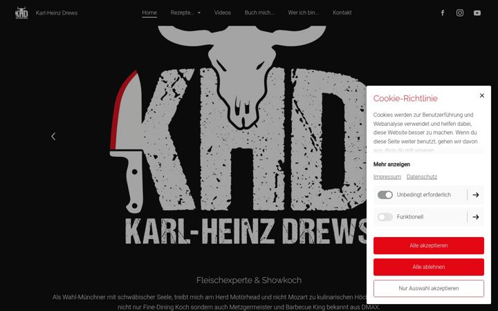 Screenshot of karlheinzdrews.de