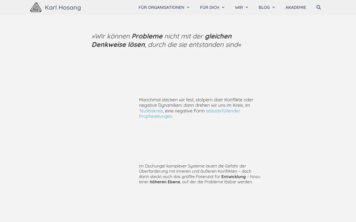 Screenshot of karlhosang.de