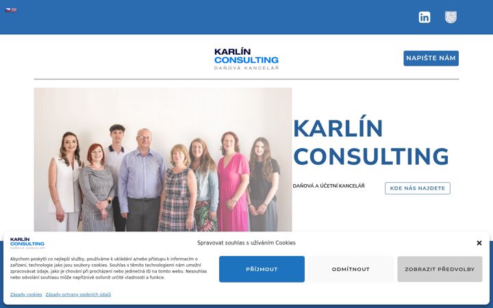 Screenshot of karlinconsulting.cz