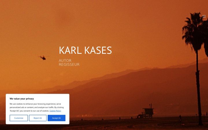 Screenshot of karlkases.com