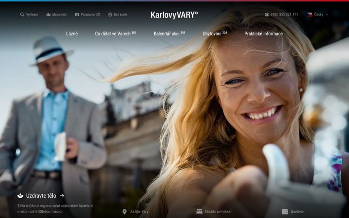 Screenshot of karlovyvary.cz