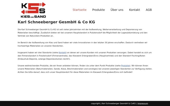 Screenshot of karlschneeberger.com