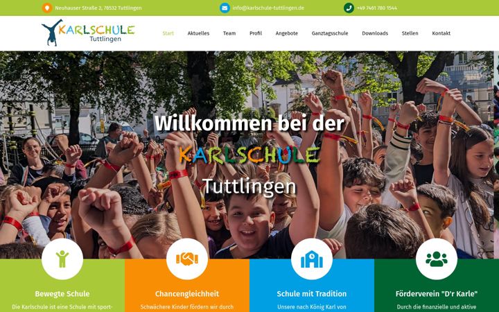 Screenshot of karlschule-tuttlingen.de