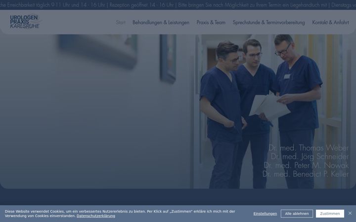 Screenshot of karlsruhe-urologenpraxis.de