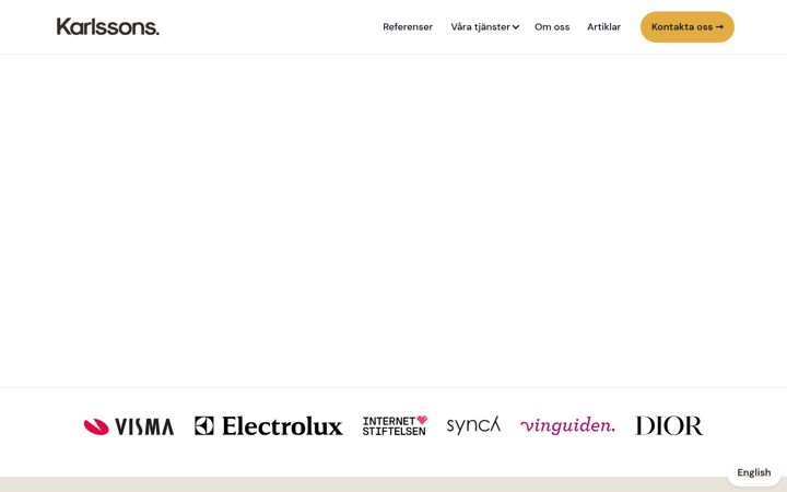 Screenshot of karlssons.co