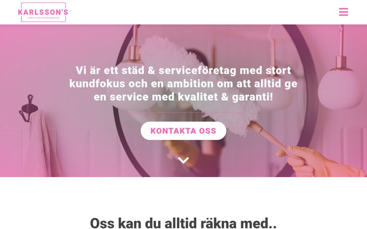 Screenshot of karlssonsservice.se
