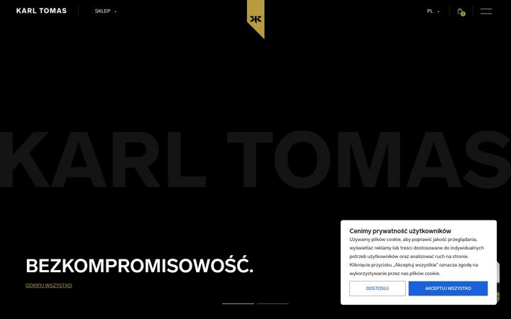 Screenshot of karltomas.com