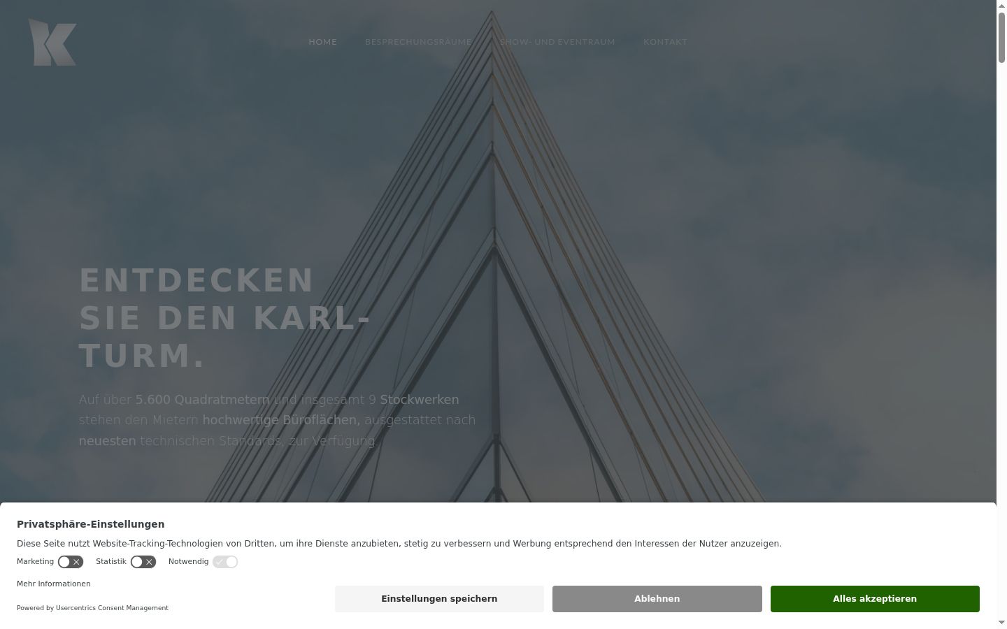 Screenshot tal-banner tal-kunsens muri qabel kwalunkwe interazzjoni
