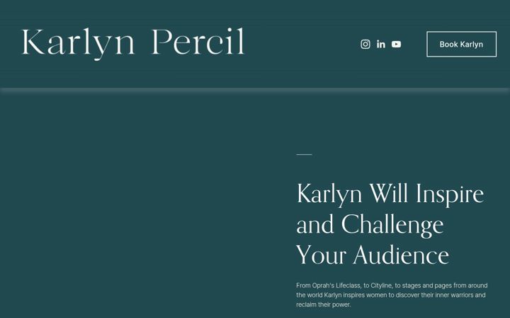 Screenshot of karlynpercil.com