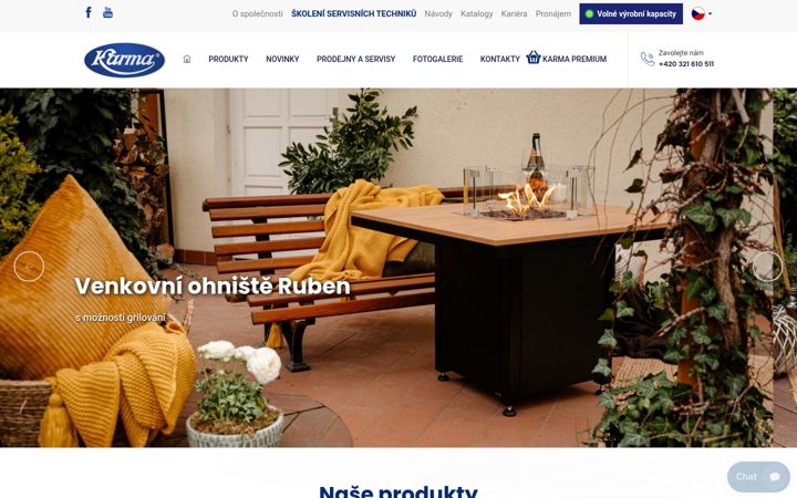 Screenshot of karma-as.cz