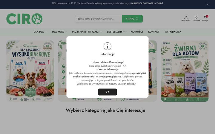 Screenshot of karmaciro.pl
