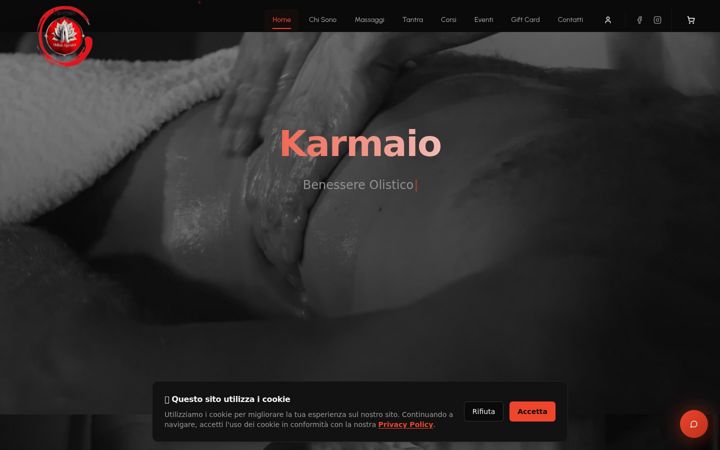 Screenshot of karmaio.it