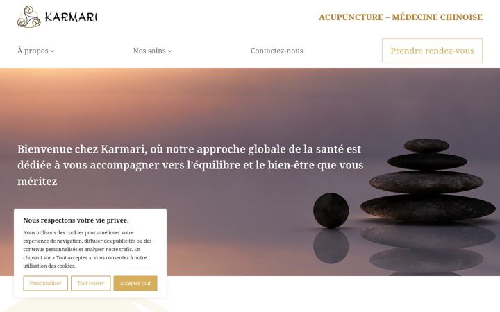 Screenshot of karmari.com