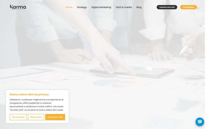 Screenshot of karmasolution.it