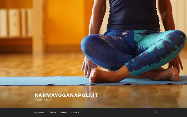 Screenshot of karmayoganapoli.it
