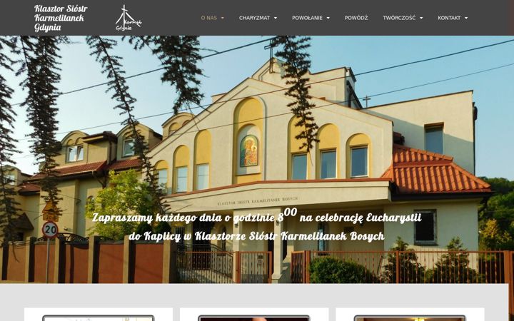 Screenshot of karmelgdynia.pl