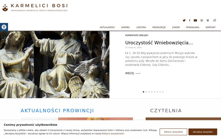 Screenshot of karmelicibosi.pl