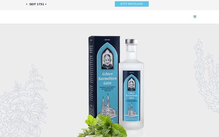 Screenshot of karmelitengeist.at