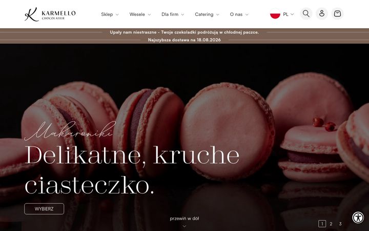 Screenshot of karmello.pl