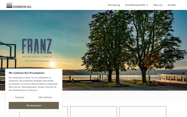Screenshot of karmon.ch