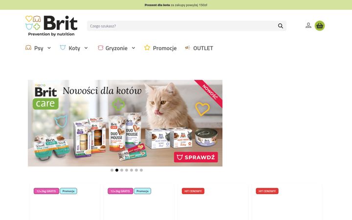 Screenshot of karmybrit.pl