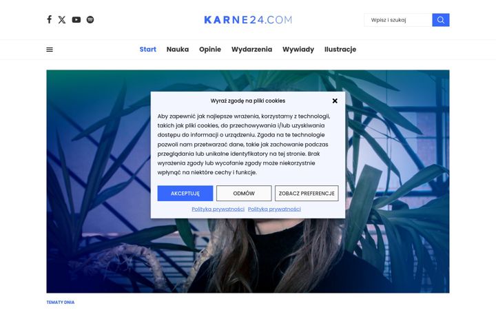Screenshot of karne24.com