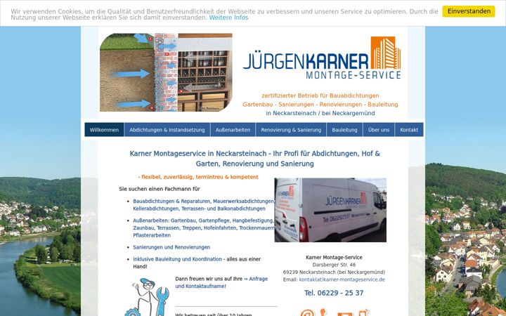 Screenshot of karner-montageservice.de