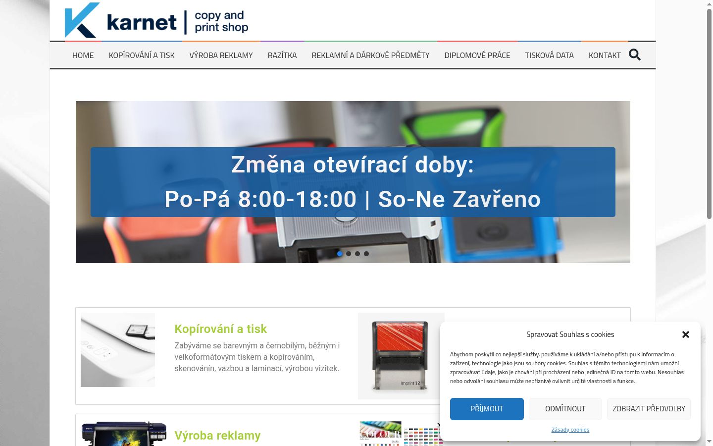 Sutikimo reklamjuostės, rodytos prieš bet kokią sąveiką, ekrano kopija