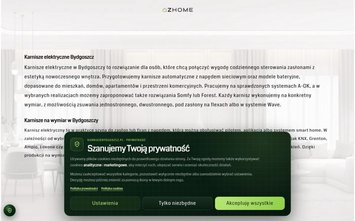 Screenshot of karniszebydgoszcz.pl