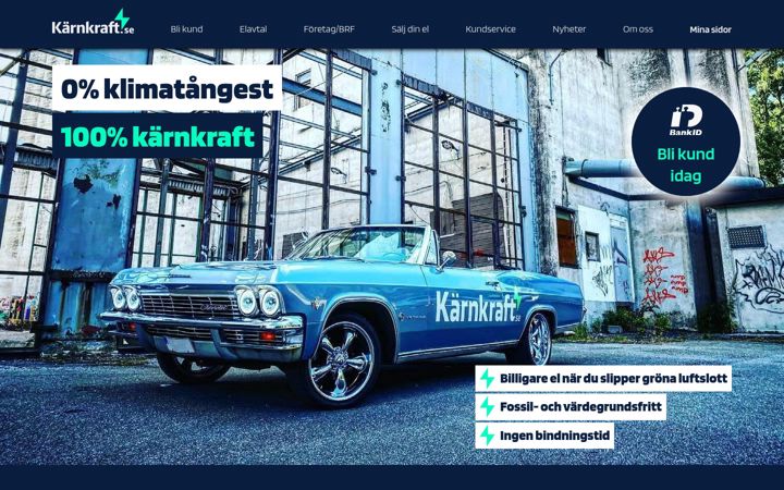 Screenshot of karnkraft.se