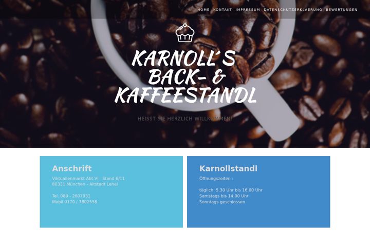 Screenshot of karnoll-standl.de