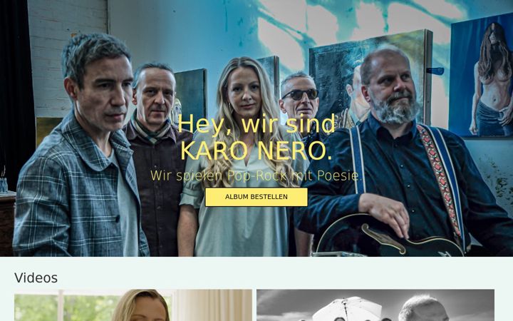 Screenshot of karo-nero.de