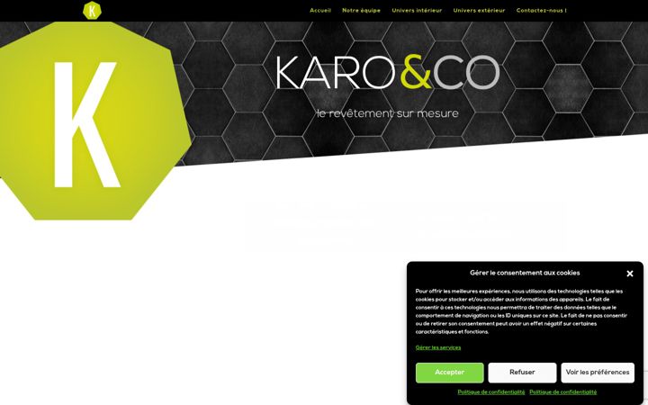 Screenshot of karoandco-carrelage.fr