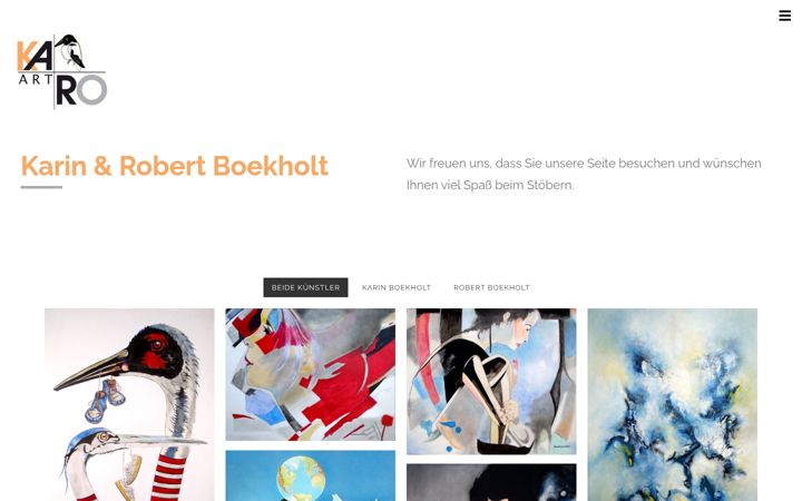 Screenshot of karoart.de