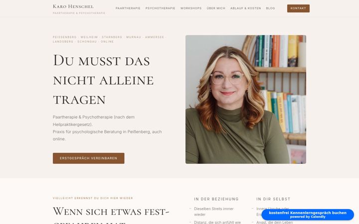 Screenshot of karohenschel.de