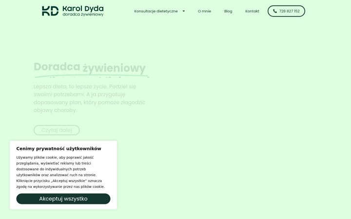 Screenshot of karoldyda.pl