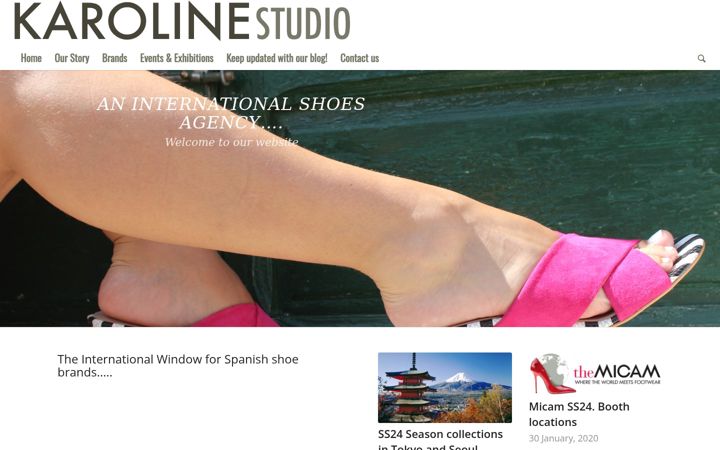 Screenshot of karolinestudio.es